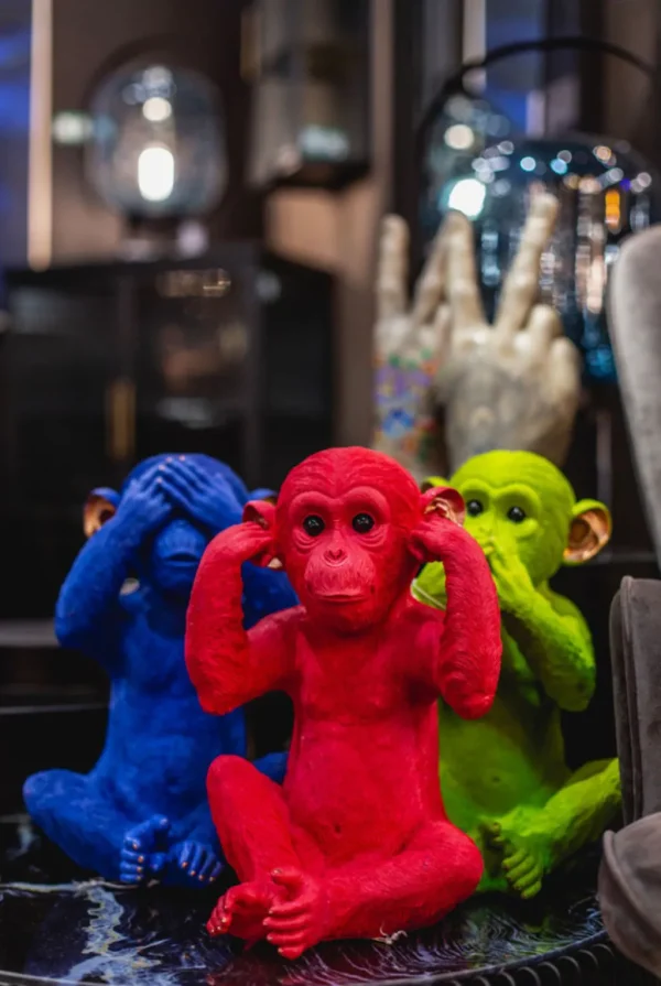 Säästölippaat>KARE Design Monkey Iwazaru Apina Säästölipas, Lime