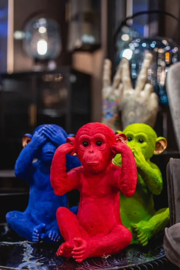 Säästölippaat>KARE Design Monkey Kikazaru Apina Säästölipas, Punainen
