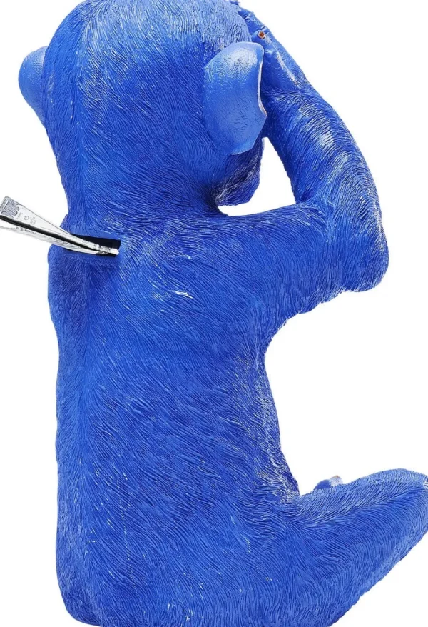 Säästölippaat>KARE Design Monkey Mizaru Apina Säästölipas, Sininen