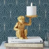 Koriste-Esineet | Lyhdyt>KARE Design Monkey Tealight Holder Apina Tuikku Kynttilänjalka 11cm
