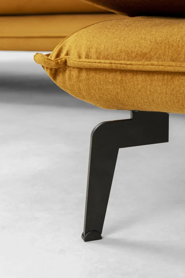 Olohuone | Kulmasohvat>KARE Design Monza Kulmasohva - Samettia, Curry, Oikea 296cm