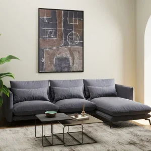 Olohuone | Kulmasohvat>KARE Design Monza Kulmasohva, Harmaa, Oikea 296cm