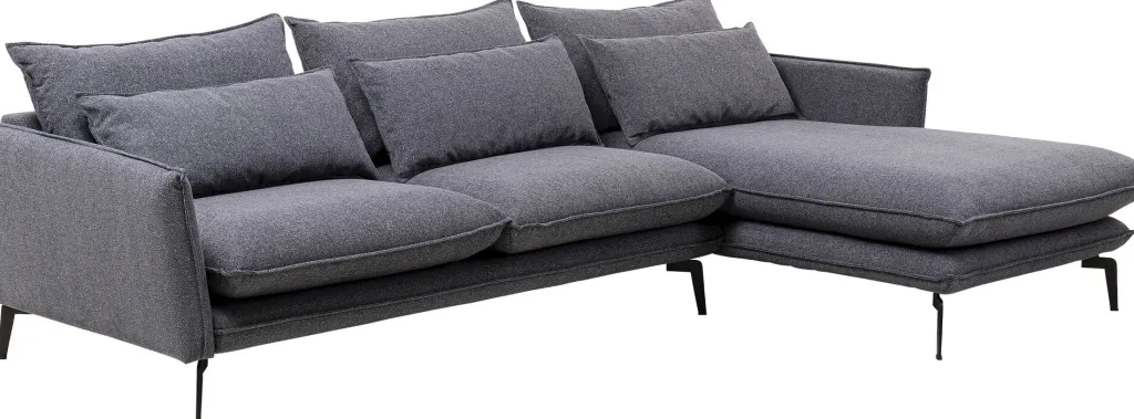 monza_kulmasohva_harmaa_oikea_cm_1.webp Olohuone | Kulmasohvat>KARE Design Monza Kulmasohva, Harmaa, Oikea 296cm