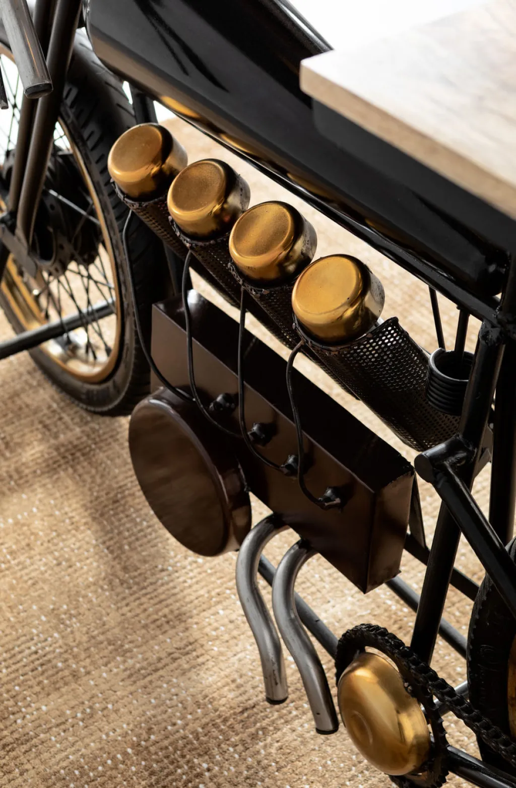 motorbike_black_konsolipyt_baaripyt_23.webp Konsolipöydät Ja Sivupöydät | Baarit>KARE Design Motorbike Black Konsolipöytä, Baaripöytä