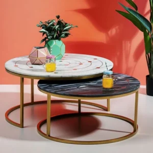 Sohvapöydät | Olohuone>KARE Design Mystic Round Sivupöytä (2/Set)
