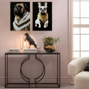 Taulut>KARE Design Noble Dog Koira Lasitaulu 40x60cm