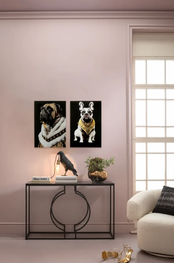 Taulut>KARE Design Noble Dog Koira Lasitaulu 40x60cm