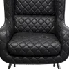 Olohuone | Nojatuolit>KARE Design Nonna Nojatuoli Nahkaa Musta