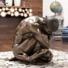 Koriste-Esineet>KARE Design Nude Man Hug Koriste-esine, Patsas, Pronssi 54cm