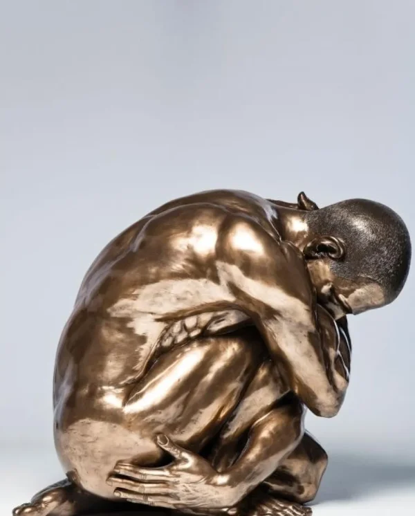 Koriste-Esineet>KARE Design Nude Man Hug Koriste-esine, Patsas, Pronssi 54cm