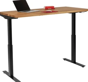 Työpöydät>KARE Design Office Jackie Oak Black Toimistopöytä, Työpöytä 160x80cm