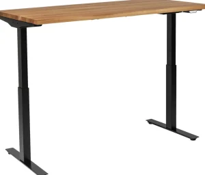 Työpöydät>KARE Design Office Jackie Oak Black Toimistopöytä, Työpöytä 160x80cm