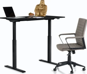 Työpöydät>KARE Design Office Smart Black Black Toimistopöytä, Työpöytä 120x70cm