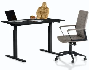 Työpöydät>KARE Design Office Smart Black Black Toimistopöytä, Työpöytä 120x70cm