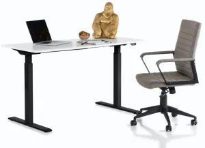 Työpöydät>KARE Design Office Smart Black White Toimistopöytä, Työpöytä 160x80cm
