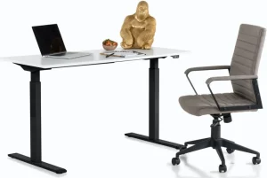 Työpöydät>KARE Design Office Smart Black White Toimistopöytä, Työpöytä 120x60cm