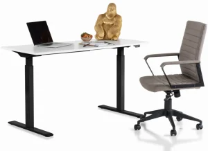 Työpöydät>KARE Design Office Smart Black White Toimistopöytä, Työpöytä 140x70cm