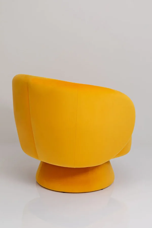 Nojatuolit>KARE Design Orion Yellow Pyörivä Nojatuoli, Keltainen