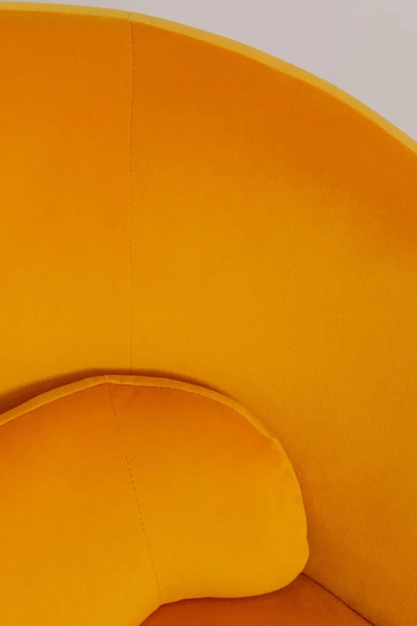 Nojatuolit>KARE Design Orion Yellow Pyörivä Nojatuoli, Keltainen