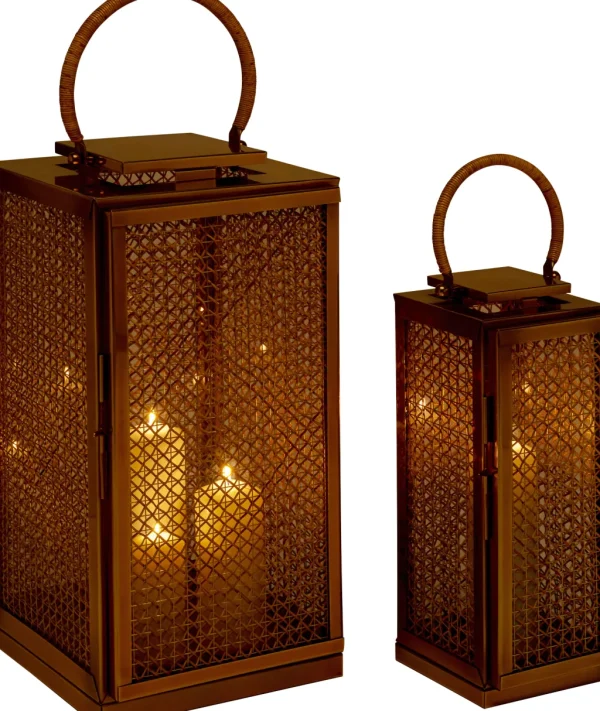 Lyhdyt>KARE Design Palazzo Vita Brass Lyhty, Messinki (2/Setti)