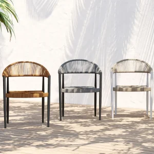 Tuolit>KARE Design Palma Tuoli Käsinojilla, Harmaa
