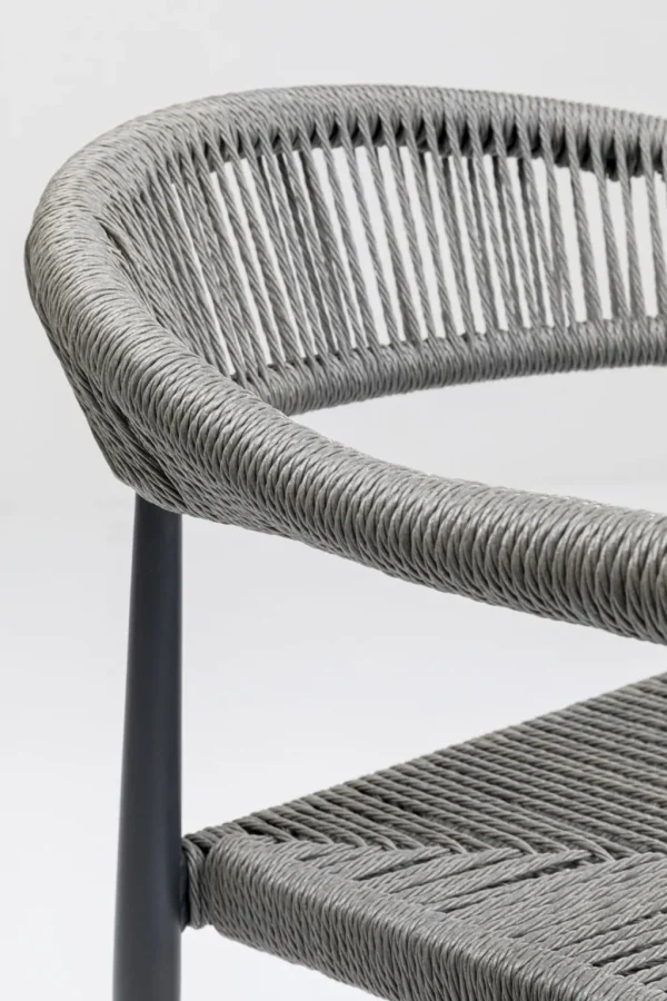 Tuolit>KARE Design Palma Tuoli Käsinojilla, Harmaa
