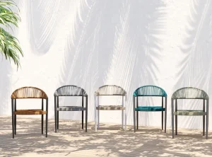 Tuolit>KARE Design Palma Tuoli Käsinojilla, Harmaa