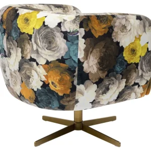 Nojatuolit>KARE Design Peony Flower Kääntyvä Nojatuoli, Keltainen