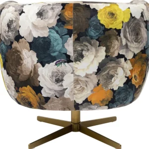 Nojatuolit>KARE Design Peony Flower Kääntyvä Nojatuoli, Keltainen