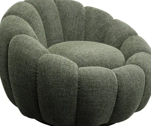 Nojatuolit>KARE Design Peppo Bloom Melange Kääntyvä Nojatuoli Vihreä