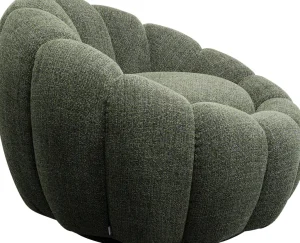 Nojatuolit>KARE Design Peppo Bloom Melange Kääntyvä Nojatuoli Vihreä