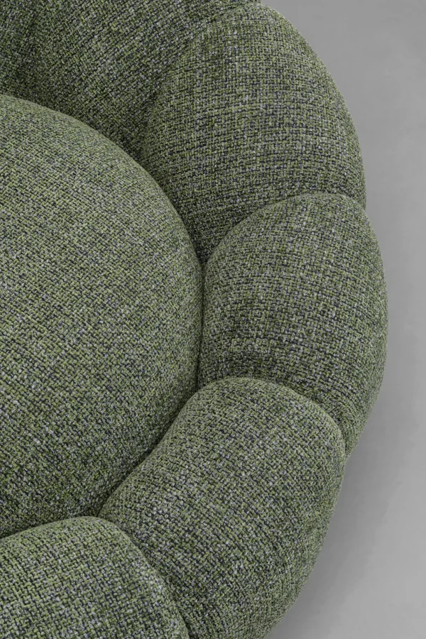 Nojatuolit>KARE Design Peppo Bloom Melange Kääntyvä Nojatuoli Vihreä
