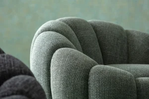 Nojatuolit>KARE Design Peppo Bloom Melange Kääntyvä Nojatuoli Vihreä