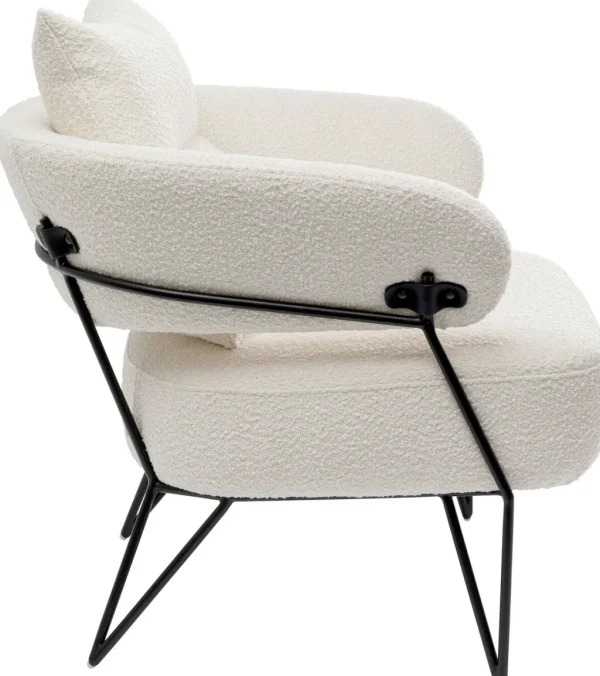 Olohuone | Nojatuolit>KARE Design Peppo Nojatuoli, Valkoinen