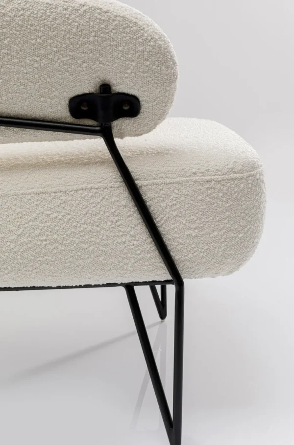 Olohuone | Nojatuolit>KARE Design Peppo Nojatuoli, Valkoinen