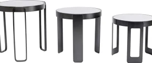 Sohvapöydät | Olohuone>KARE Design Perelli Sohvapöytä, Musta (3/Setti)