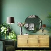 Peilit>KARE Design Pieces Seinäpeili, Matta Musta Ø100cm