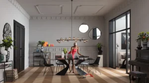 Peilit>KARE Design Pieces Seinäpeili, Matta Musta Ø100cm