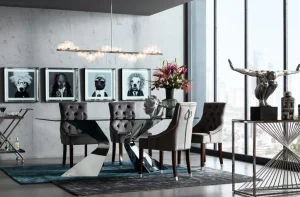 Tuolit>KARE Design Prince Velvet Tuoli Harmaa