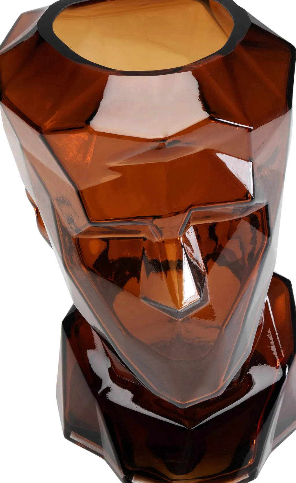 prisma_face_maljakko_ruskea_cm_4.webp Maljakot | Olohuone>KARE Design Prisma Face Maljakko Ruskea 30cm