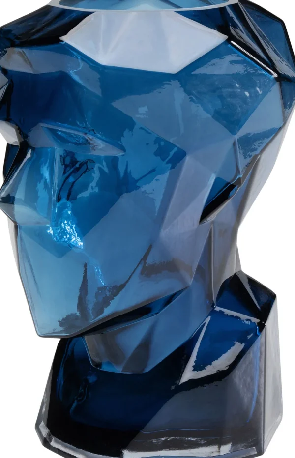 Maljakot | Olohuone>KARE Design Prisma Face Maljakko Sininen 30cm