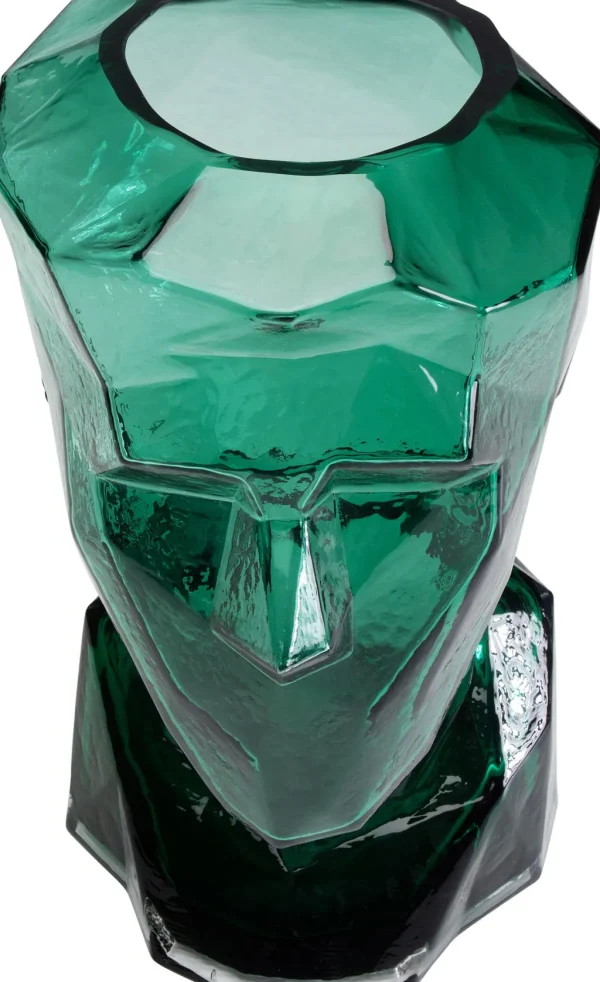 Maljakot | Olohuone>KARE Design Prisma Face Maljakko Vihreä 30cm