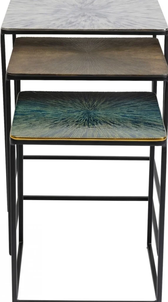 Sohvapöydät>KARE Design Ray Square Sivupöytä (3/Setti)