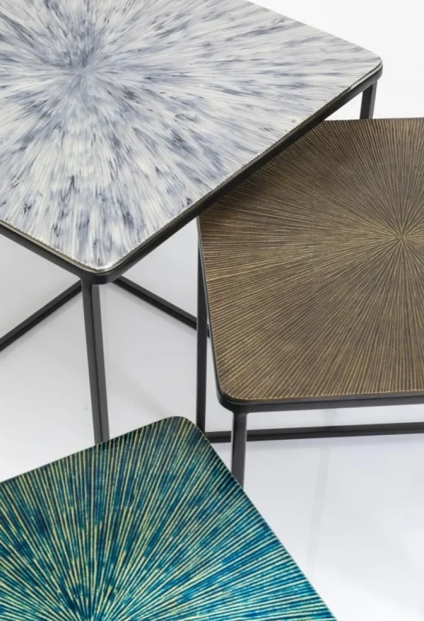 Sohvapöydät>KARE Design Ray Square Sivupöytä (3/Setti)