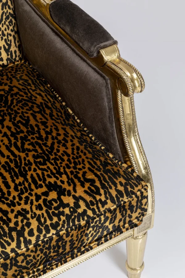 Olohuone | Nojatuolit>KARE Design Regency Leo Nojatuoli - Leopardikuvio, Kulta
