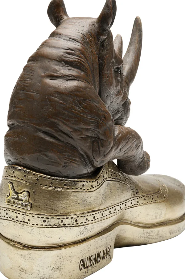 Koriste-Esineet>KARE Design Rhino Shoe Fetish Sarvikuono Koriste-esine 28cm