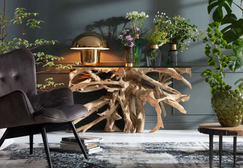 roots_konsolipyt_xcm_5.webp Konsolipöydät Ja Sivupöydät>KARE Design Roots Konsolipöytä 150x40cm