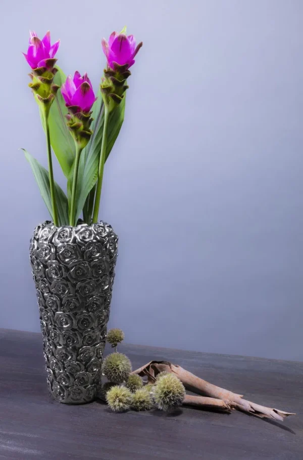 Maljakot | Olohuone>KARE Design Rose Multi Small Maljakko, Kromi