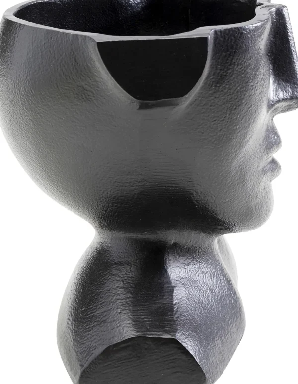 Maljakot | Olohuone>KARE Design Rostro Maljakko Musta 17cm