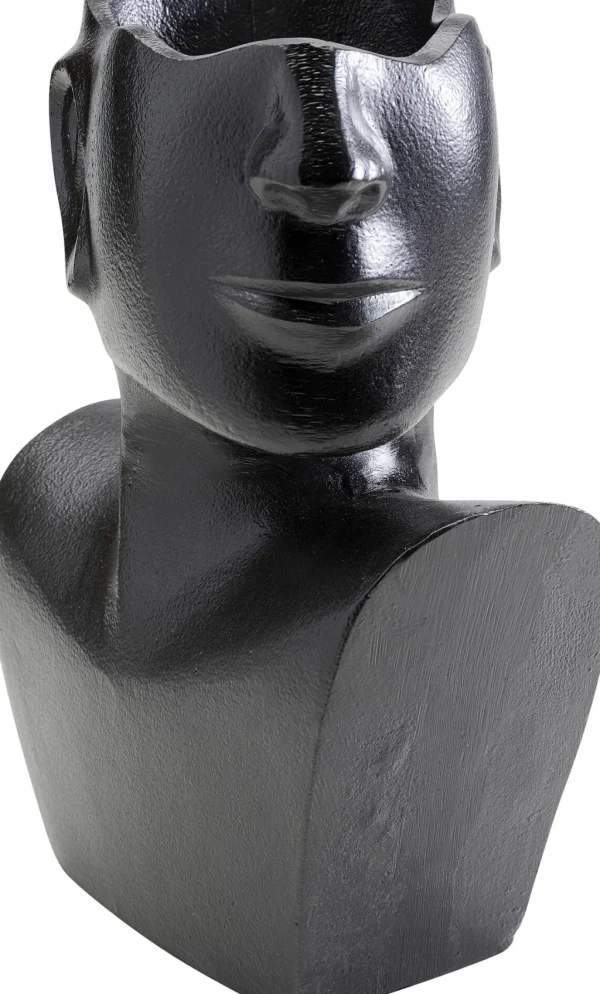 Olohuone>KARE Design Rostro Side Maljakko Musta 27cm